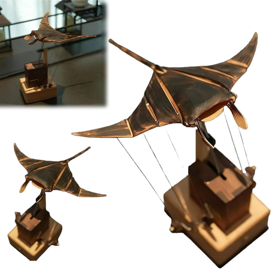 Handmade Wooden Manta Ray